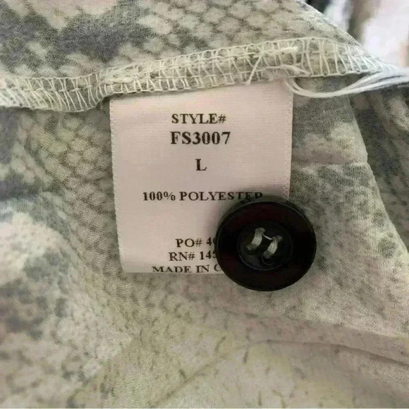 Dress Forum Women's Snakeskin Print Pleated Midi Skirt Size Large - Picture 11 of 14